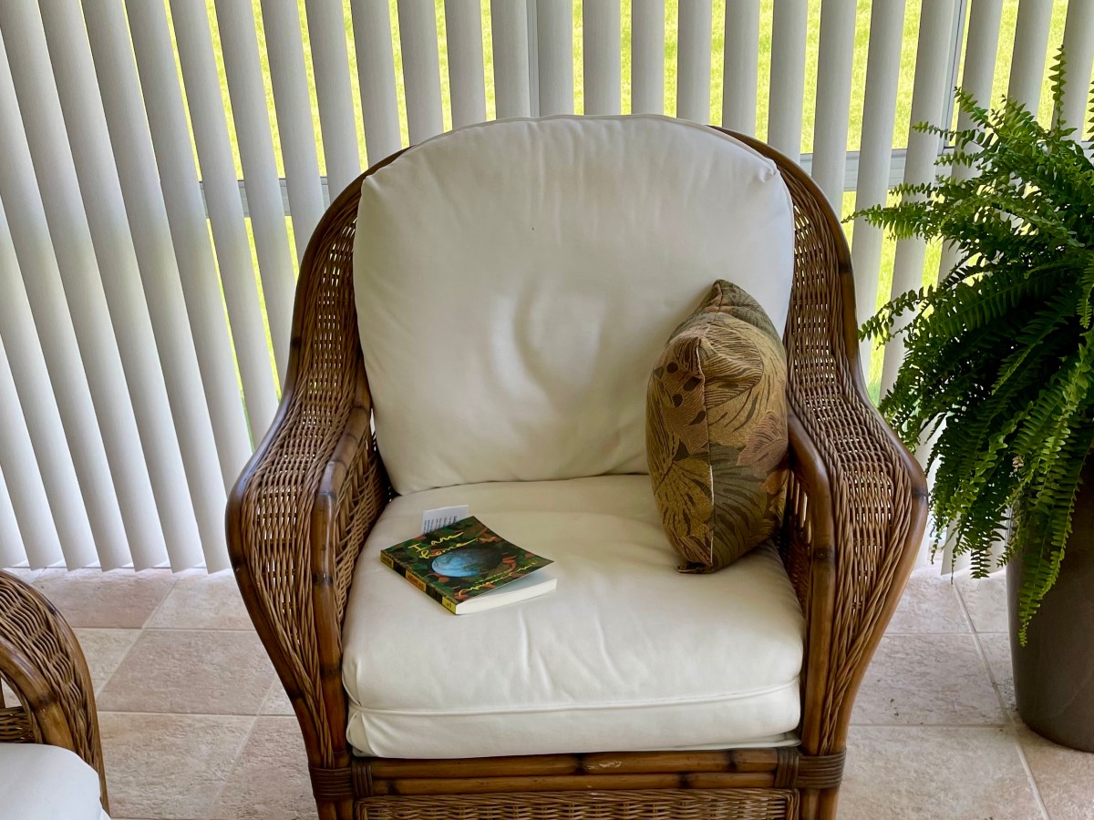 I am home. on an Iowa porch in&nbsp;June.