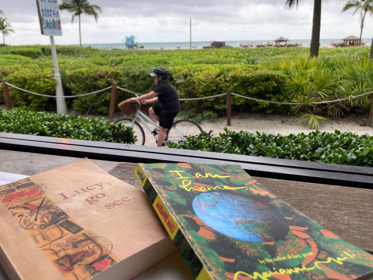 Where the Atlantic Ocean merges with the Caribbean Sea, I am home. with Lucy, go&nbsp;see.