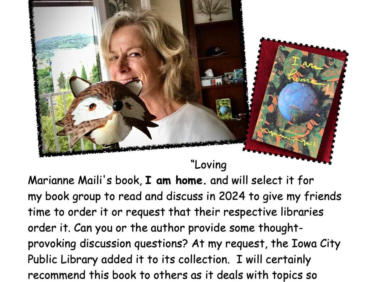 I am home. in the&nbsp;library.