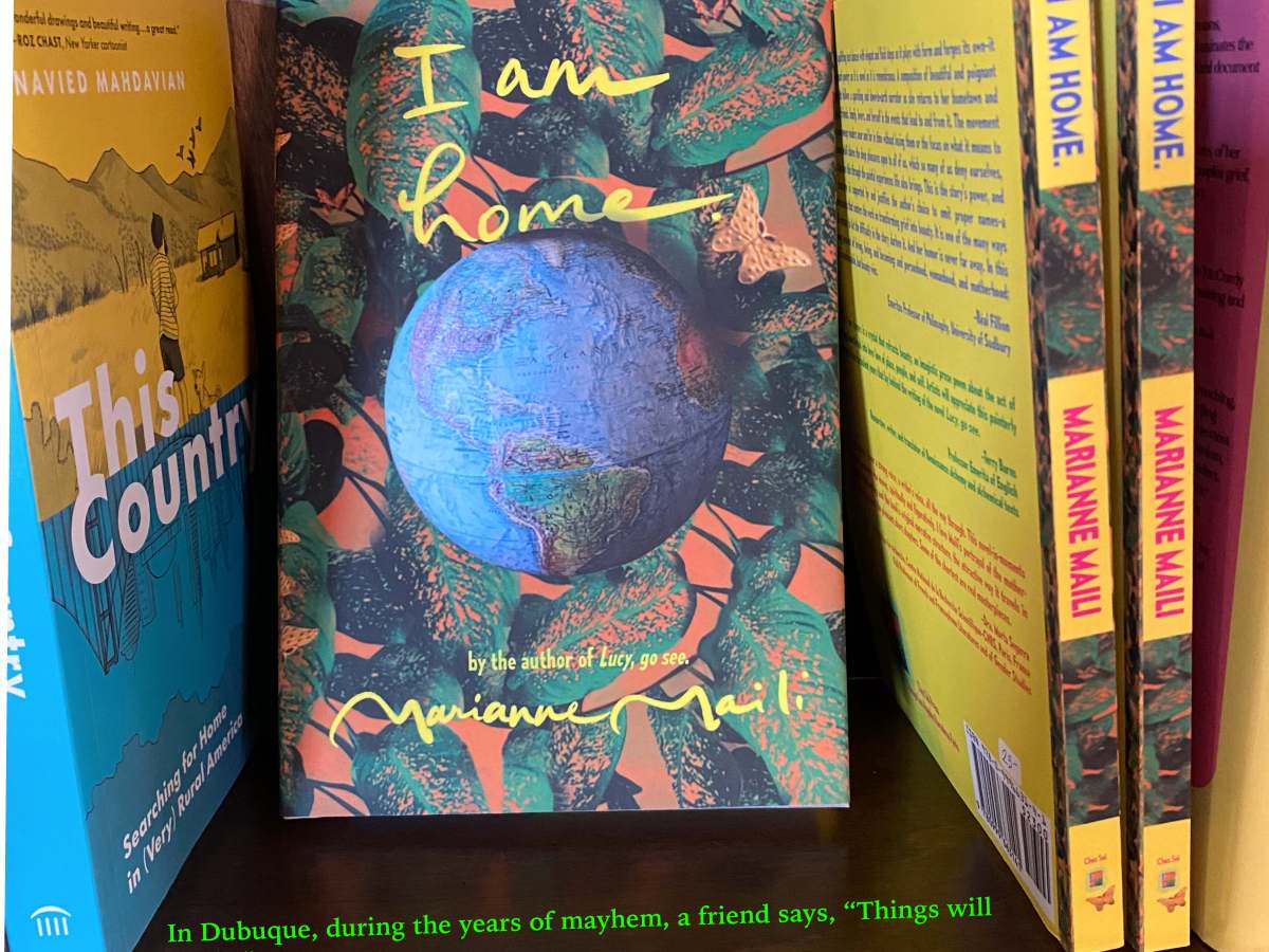 I am home. for Christmas, on Main Street, at River Lights in&nbsp;Dubuque.