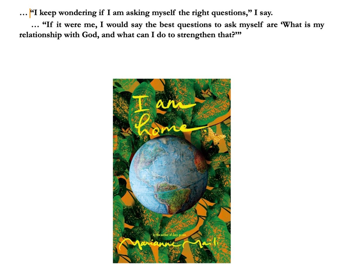 I am home. with&nbsp;questions.