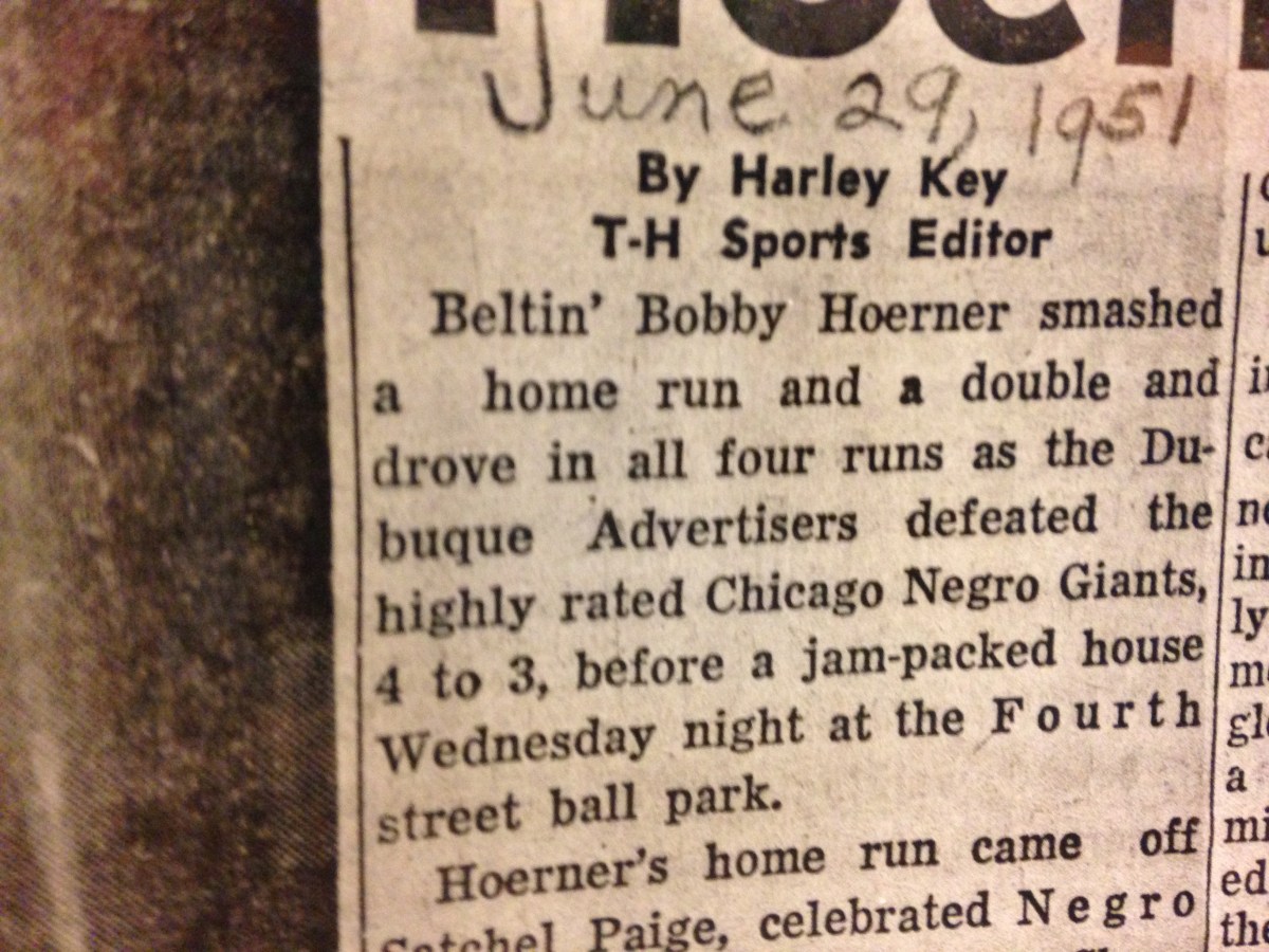 Tell me the one about Satchel Paige again,&nbsp;Dad.